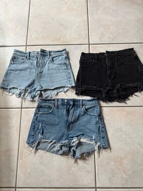 Abercrombie and fitch high rise mom shorts